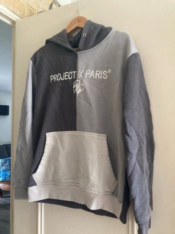 Sweat-shirt project X Paris capuche gris