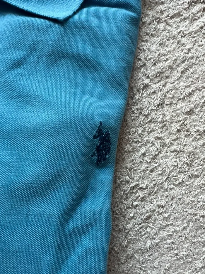 polo pour homme bleu taille M - photo numéro 2