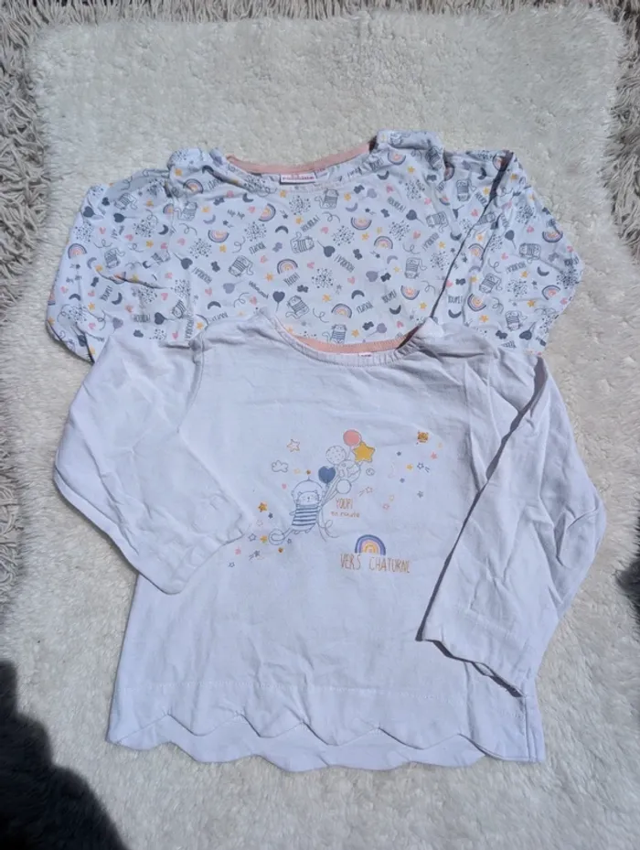 Lot pull 24 mois pommette