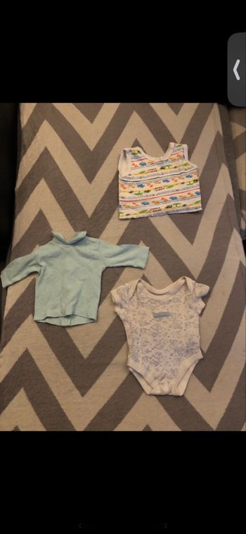 Le lot de 3 haut taille naissance 1 mois