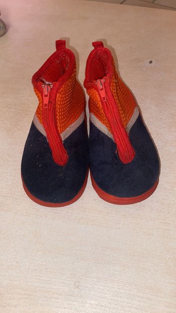 Chaussons Orange et noir