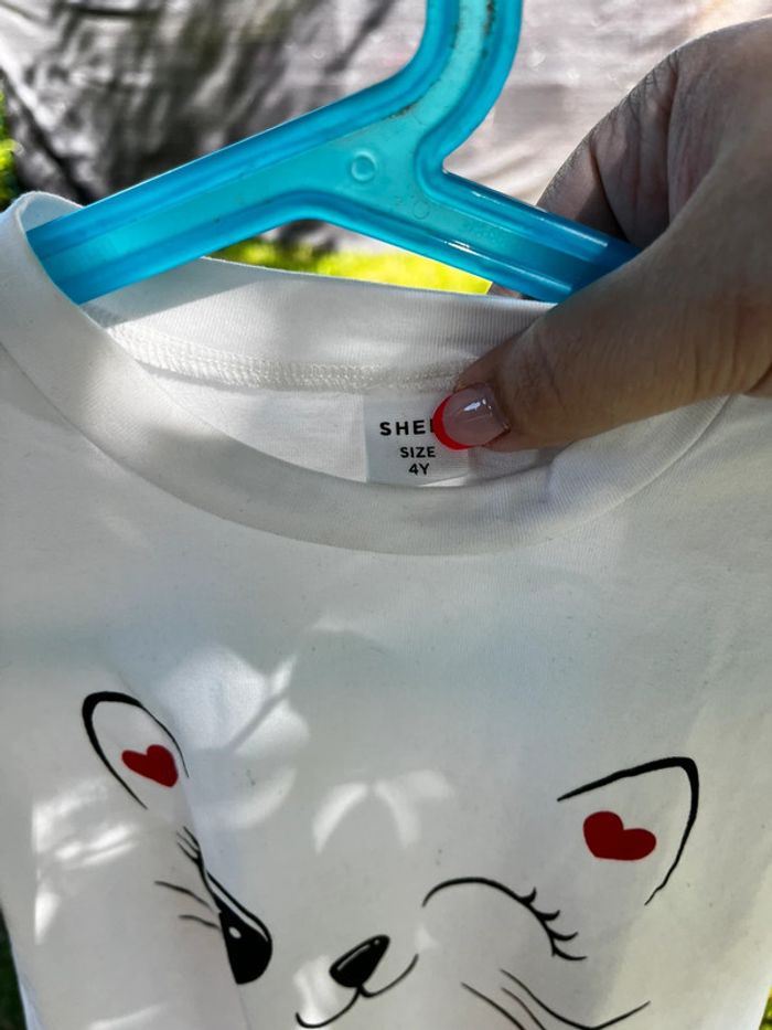 Ensemble jupe et haut chat neuf - photo numéro 2