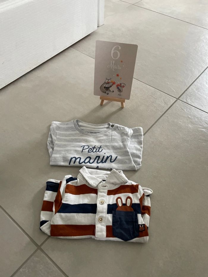 Lot de tee-shirt -polo - photo numéro 2