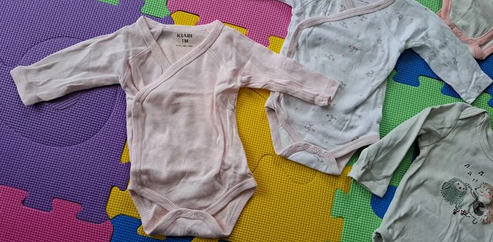 Lot de 6 bodies ML 1 mois + 1 bonnet - photo numéro 9