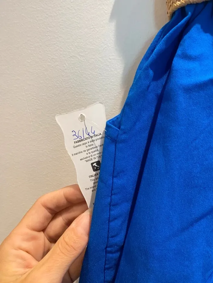 Short femme bleu toi TU avec ceinture - photo numéro 5