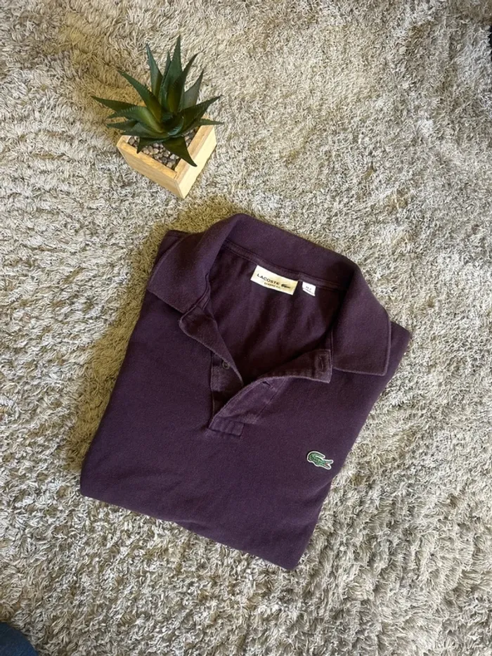 Polo manches longues Lacoste homme taille S - photo numéro 2