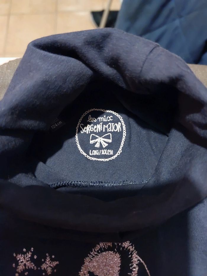 T-shirt col roulé neuf Sergent Major 4A - photo numéro 5