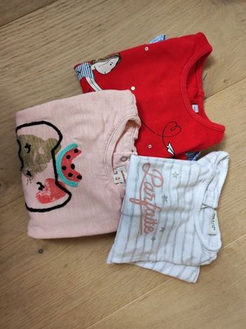 Lot de tee shirt 6 mois