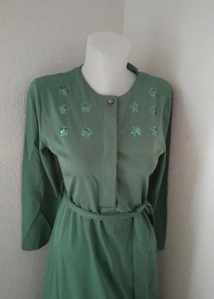 Robe longue ceinturé taille 40 🌹 - photo numéro 2