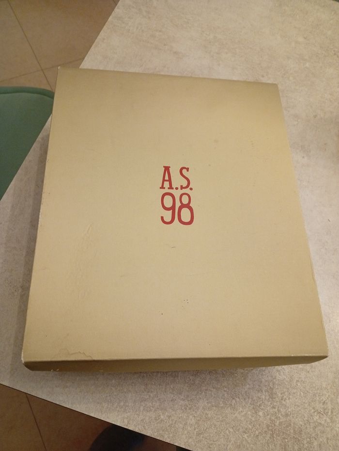 Bottines en cuir grises A.S.98 pointure 44 - photo numéro 7