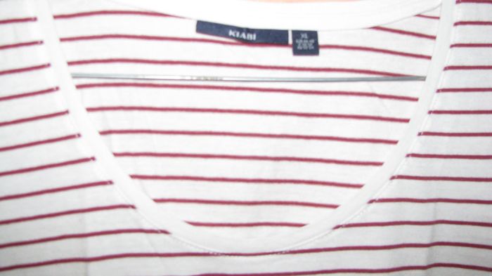 tee shirt rayé 44/46 - photo numéro 5