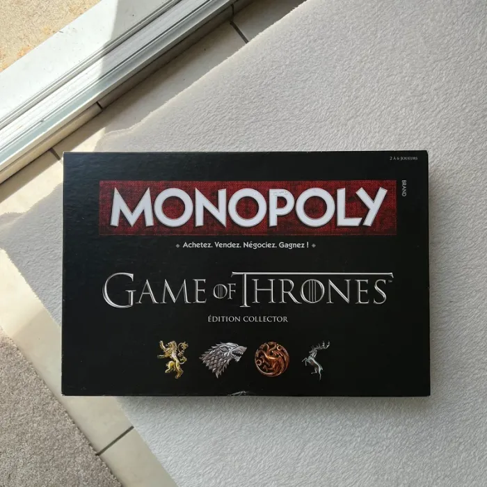 Monopoly Game of Thrones / GOT - Édition Collector officielle Hasbro - photo numéro 1