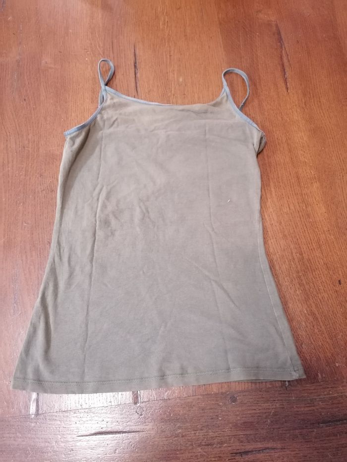 Débardeur femme vert foncé taille S - photo numéro 2