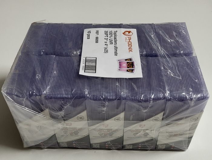 Lot de 10 paquets de 25 Toploader phoenix shield pour cartes tcg Neuf - photo numéro 3