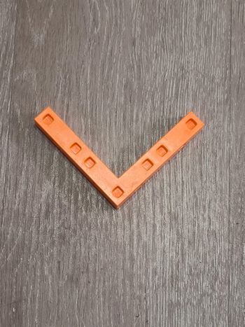 Playmobil 4404 grand hopital jonction angle orange toit