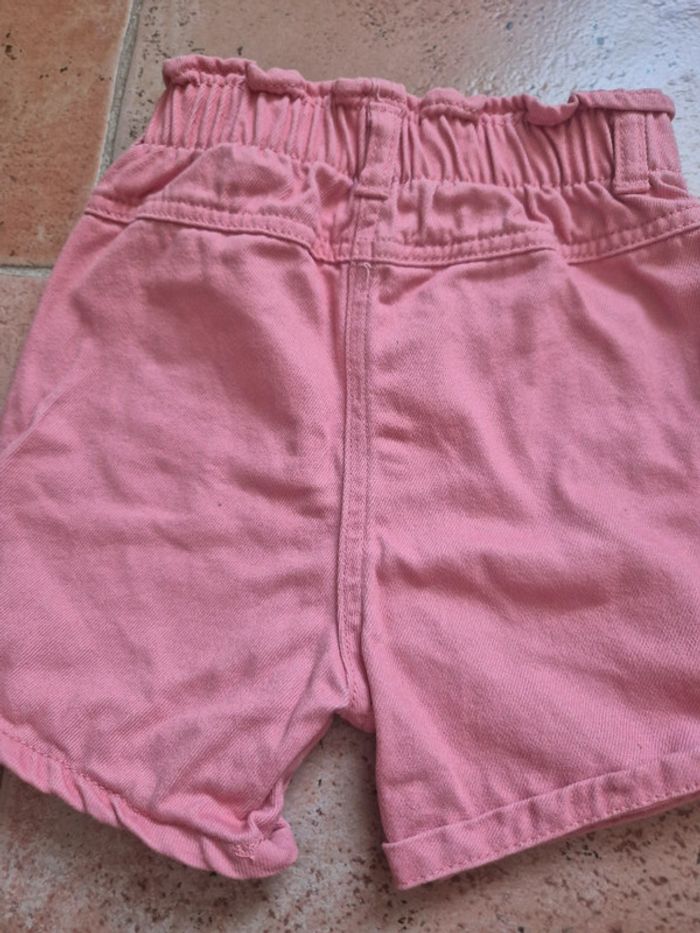 Short rose en jean fille - photo numéro 2