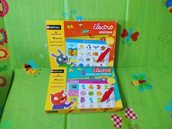 2 jeux Electro Animaux et Lettres/Chiffres