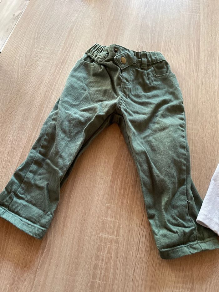 Ensemble jean et tee shirt bebe fille - photo numéro 3