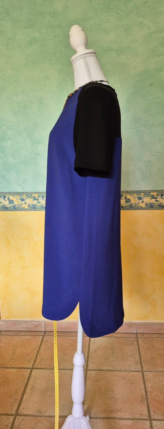 Robe bleue et noire H&M 38. - photo numéro 8