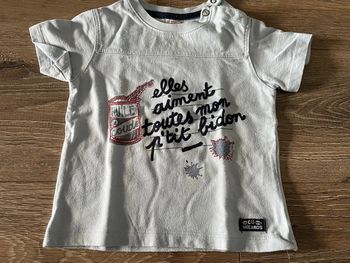 T-shirt manches courtes garçon 18 mois