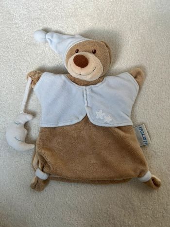 Doudou marionnette ours nattou