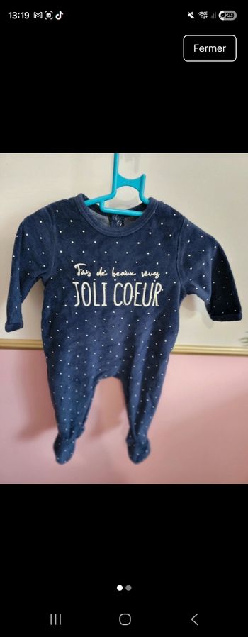 Pyjama grenouillère 