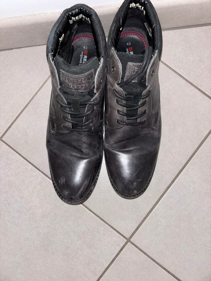 Bottines noir cuir Redskins / Taille 43 / Bon état - photo numéro 3