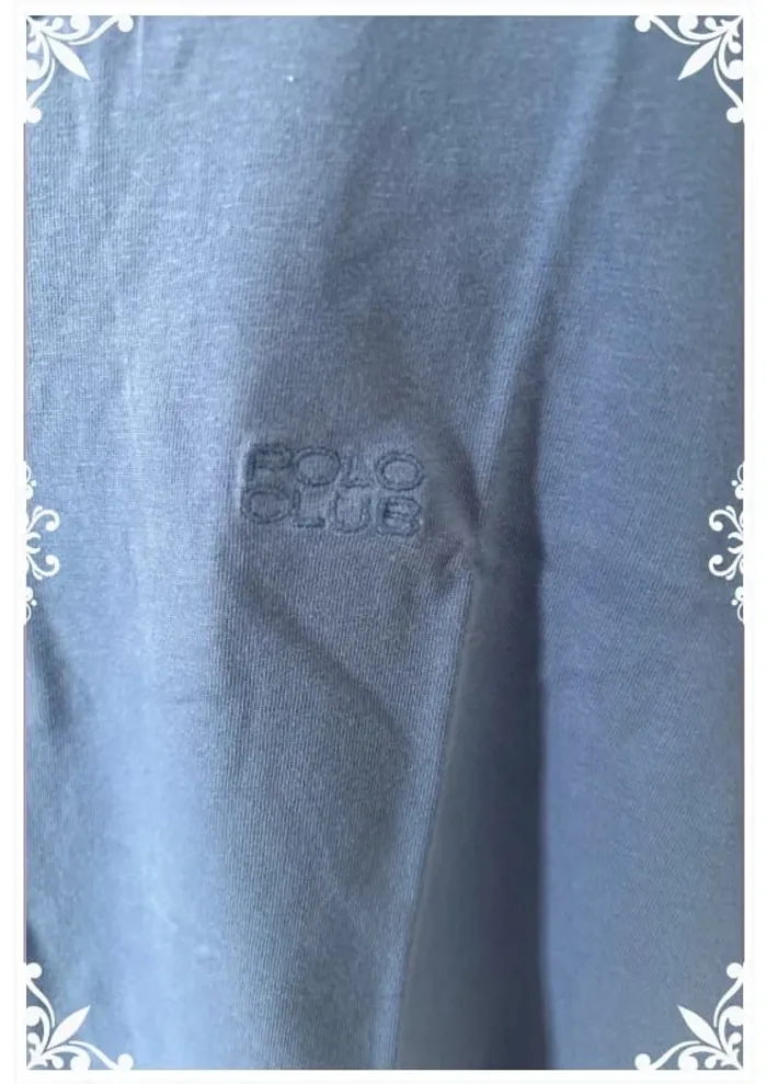 T-shirt Polo Club bleu ciel - Taille XL - photo numéro 3