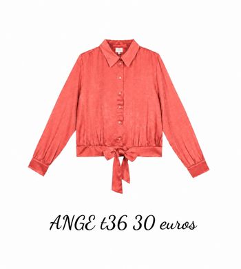 Chemisier corail Ange