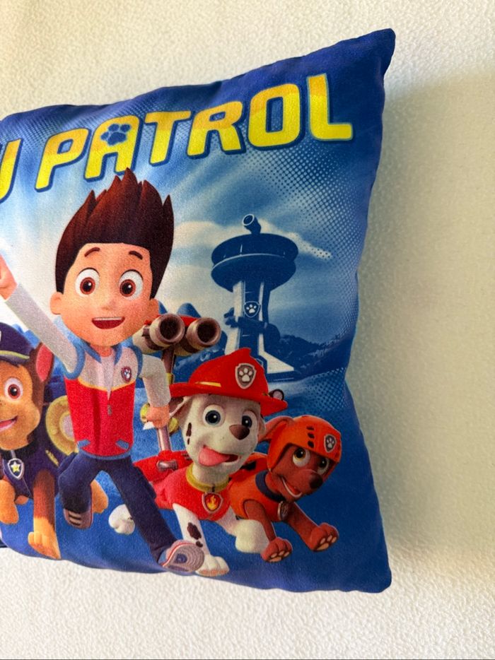 Coussin décoratif Pat’ Patrouille/Paw Patrol bleu - photo numéro 3