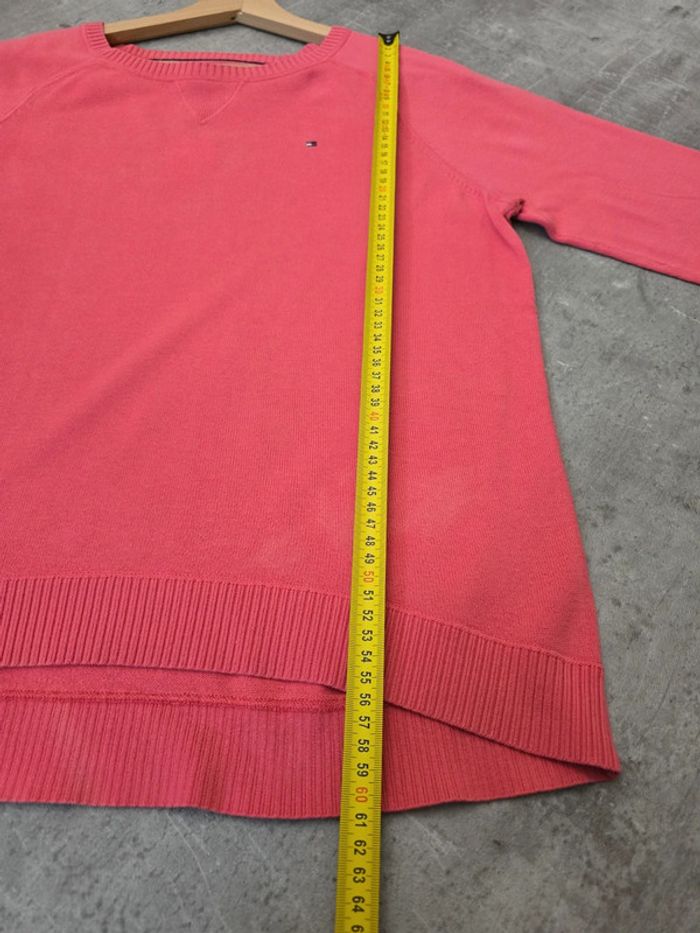 Pull Tommy Hilfiger corail coton pima M / casual chic léger - photo numéro 10