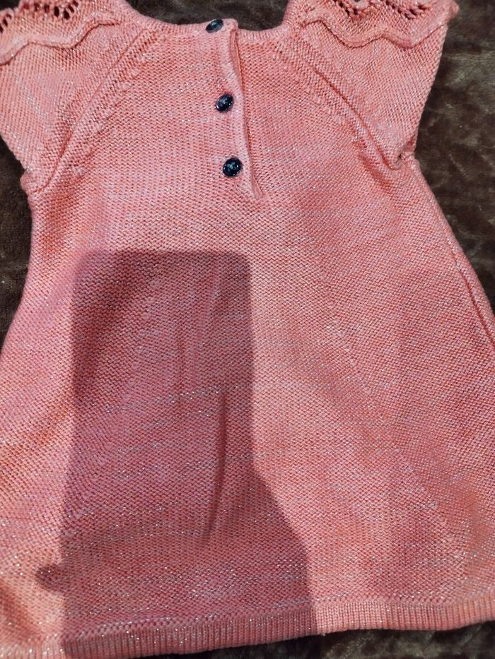 Robe 👗 pomme framboise 6 mois - photo numéro 3