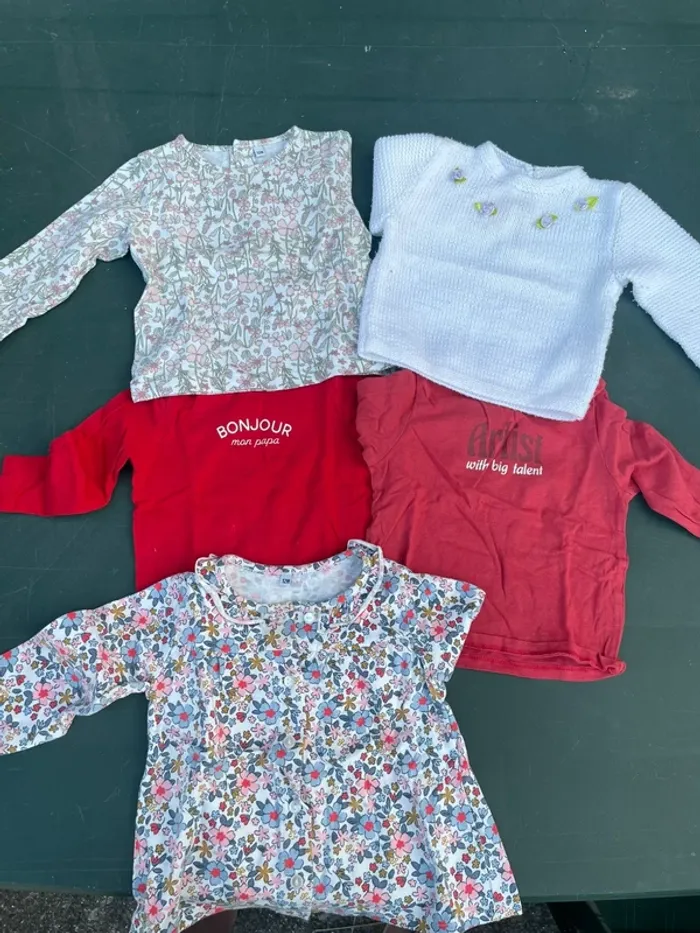 Pull petites filles 12 mois
