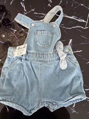 Combinaison short jean