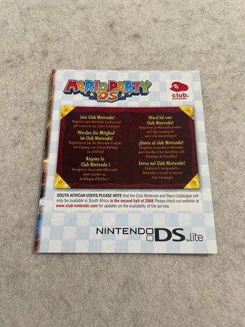 Nintendo DS - Code VIP non gratté - Mario Party DS
