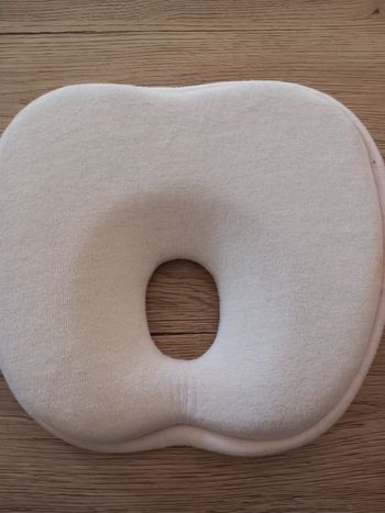 Coussin tête pour bebe rose