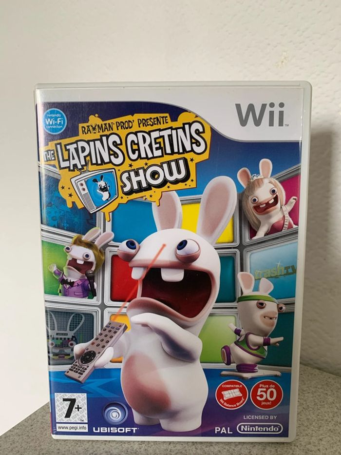 Jeu Wii les lapins encore crétins show