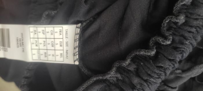 Tee-shirt noir effet blousant - photo numéro 6