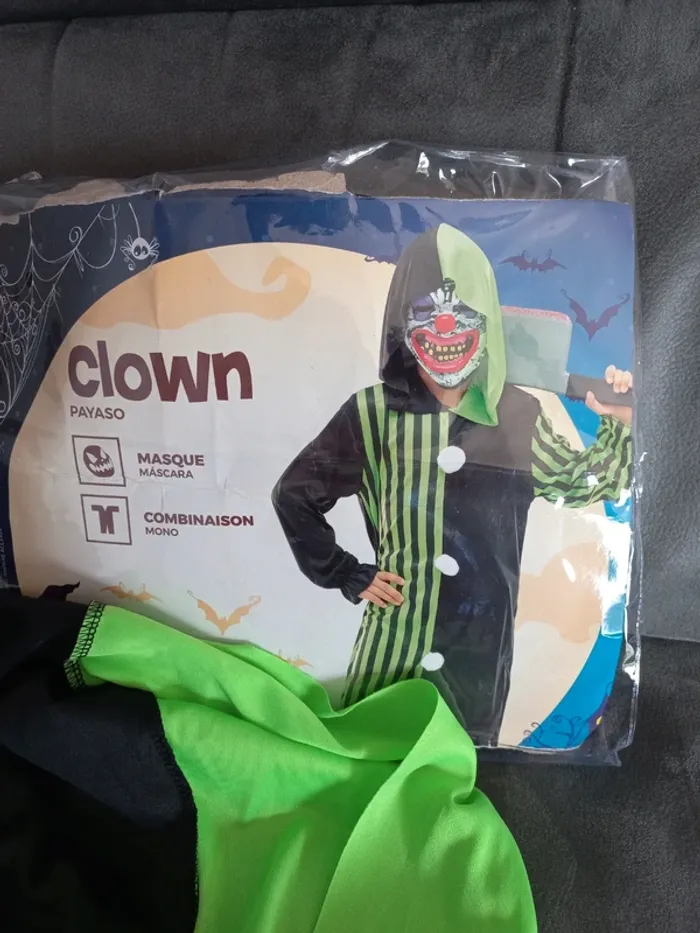 Deguisement clown 7/10 ans - photo numéro 2