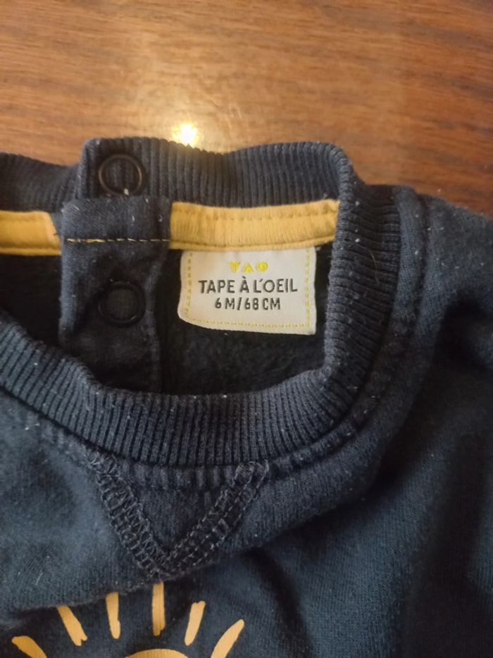 Sweat "petit soleil de la famille"tao 6mois - photo numéro 4