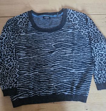 Pull XL zèbre- léopard