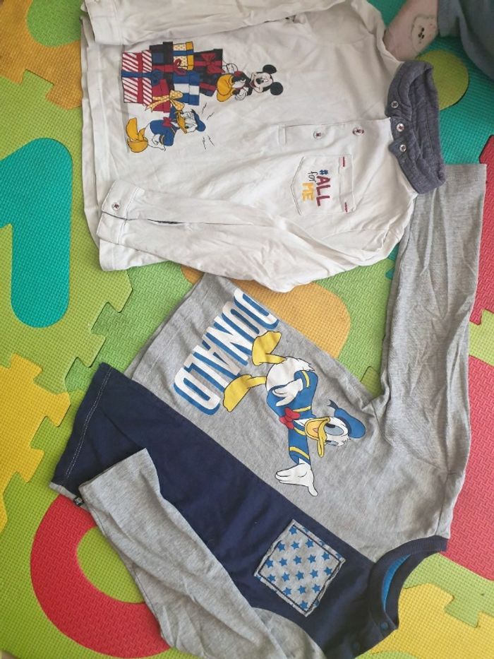 Lot 1 garcon 3 ans hiver 10 pièces chemises, t-shirts, gilet, veste - photo numéro 5