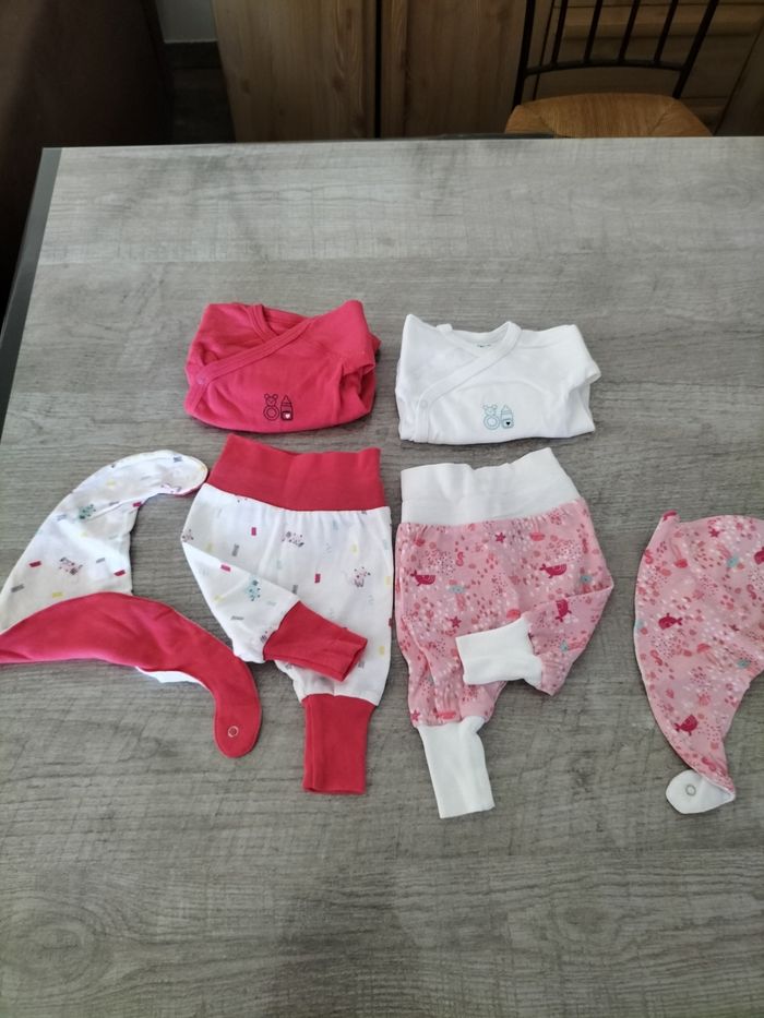 Ensemble pantalon, legging petit bavoir