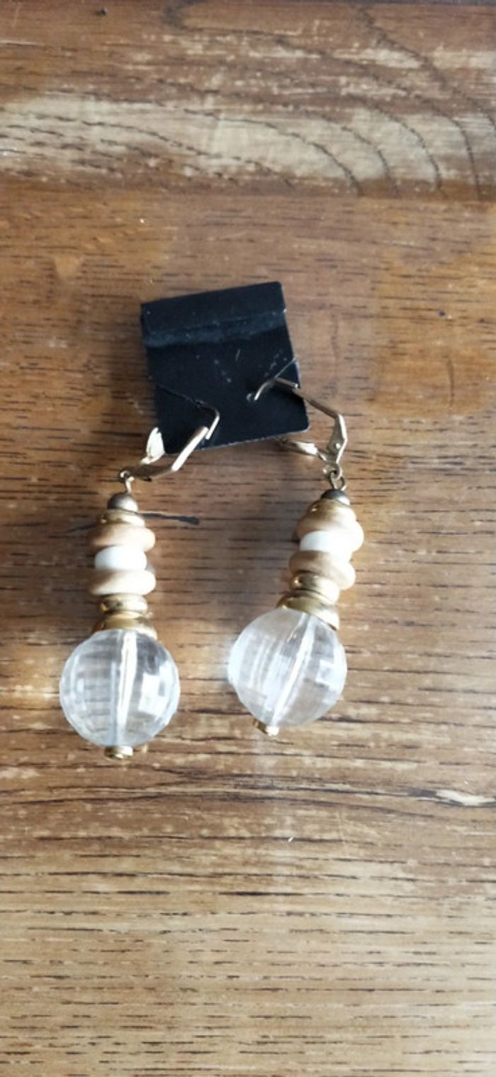 Boucles d'oreilles originales vintage - photo numéro 2