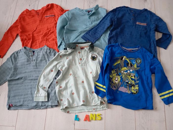 Lot tee shirts Sergent major 4 ans