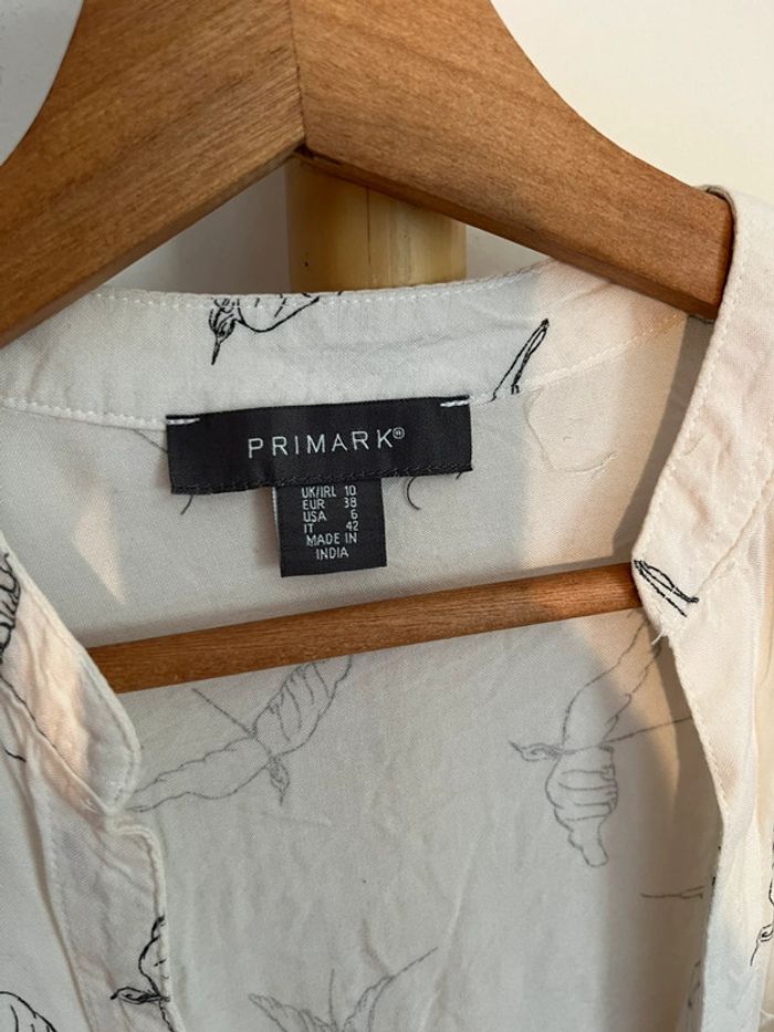 Chemise motif oiseaux - photo numéro 2