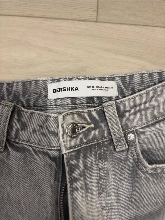 jean gris bershka - photo numéro 3