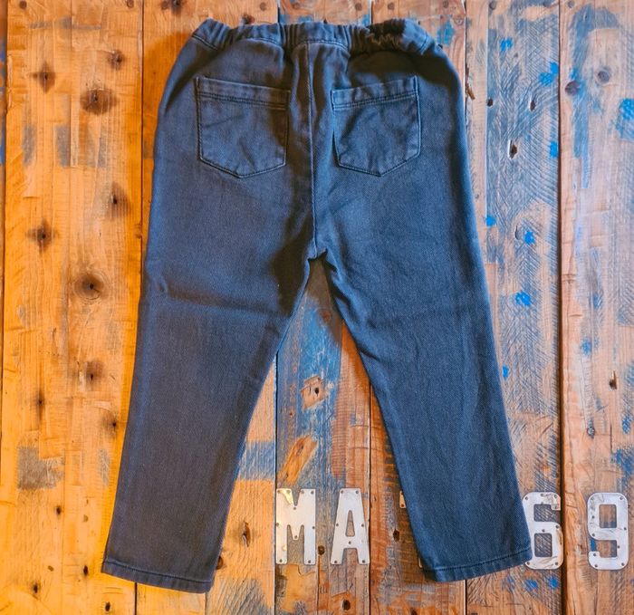 Jean paperbag en denim noir pour bebe fille - photo numéro 2