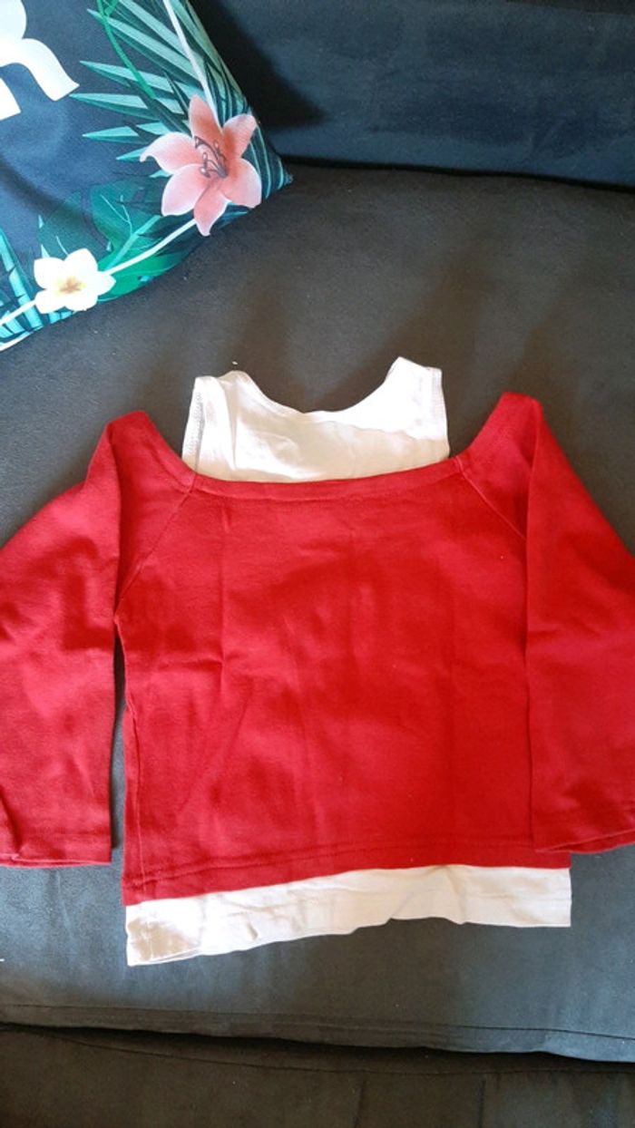 T-shirt manches longues fille 6 ans - photo numéro 3