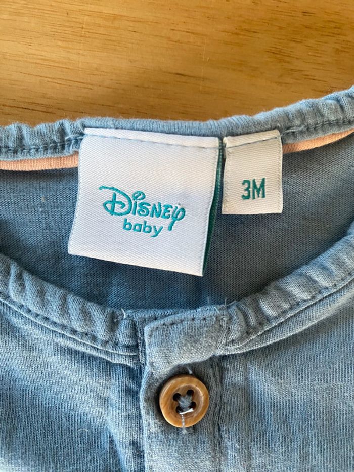 Combishort bleu Mickey 3 mois - photo numéro 2